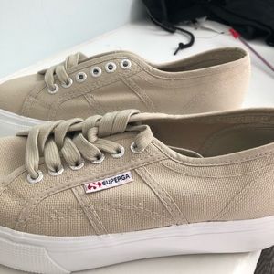 Superga Women’s Taupe Platform Sneakers 2790